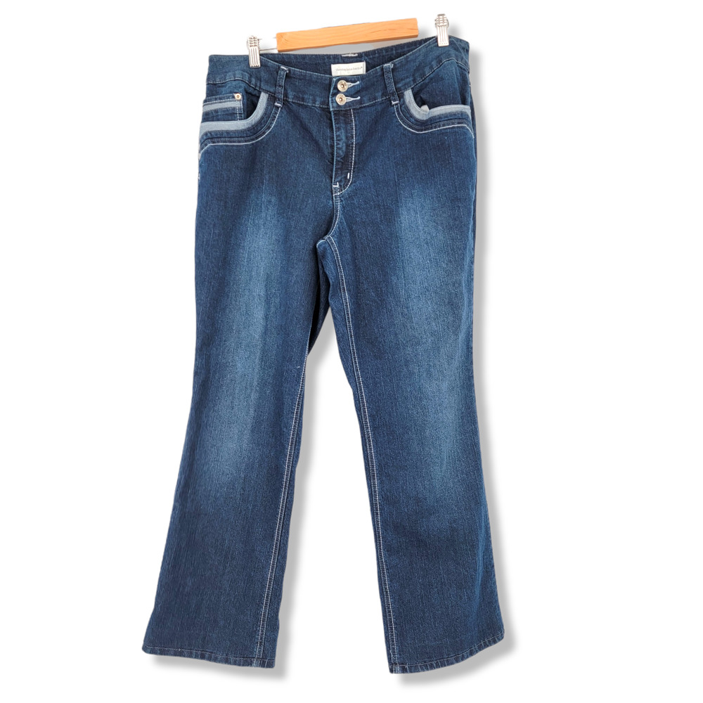 Christopher & Banks Women's Wide Leg Jeans Size 14